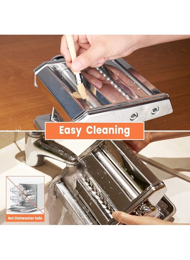 ماكينة صنع المعكرونة اليدوية، فضية اللون - Image 5